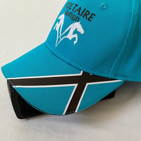 NWOT Voltaire Embroidered Cap Hat Blue - Picture 8 of 8